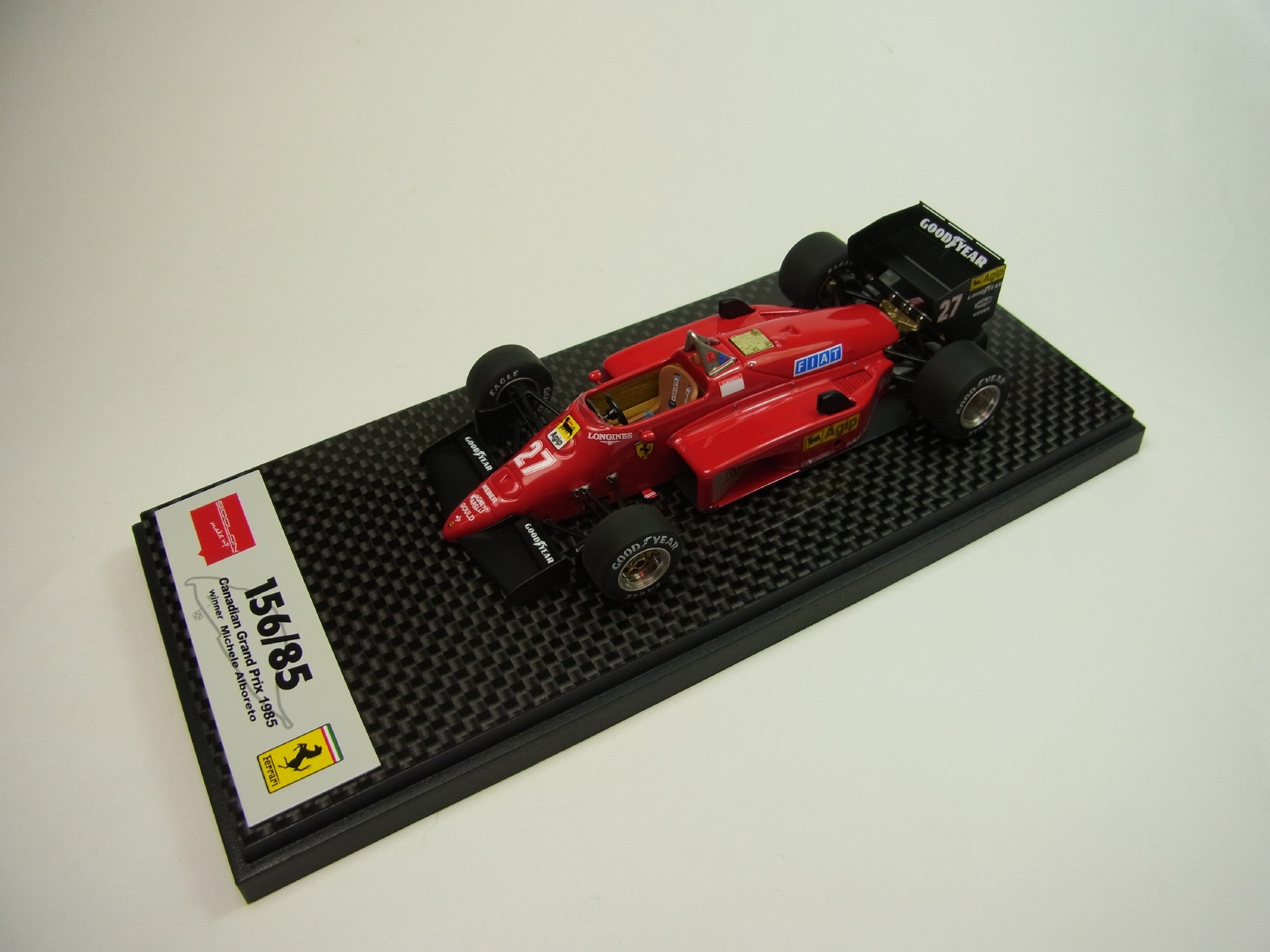 EIDOLON FORMULA 第二弾！ Ferrari 156/85 です!: MAKE UP 開発スタッフ日誌